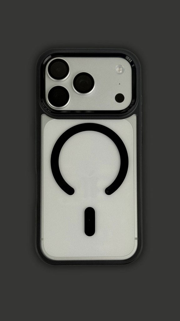 Metal Soft Grip Shockproof Case - iPhone 17 Pro Max w/ Magsafe [Black]