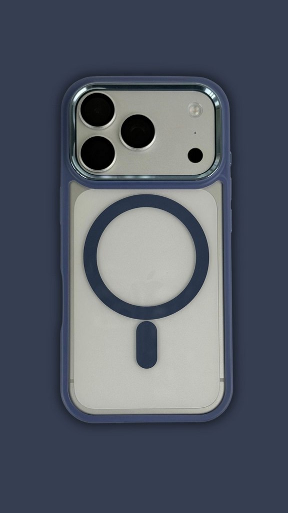 Metal Soft Grip Shockproof Case - iPhone 17 Pro Max w/ Magsafe [Black]