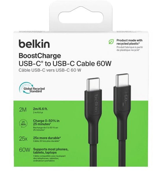 Belkin USB-C to USB-C Cable- 2M