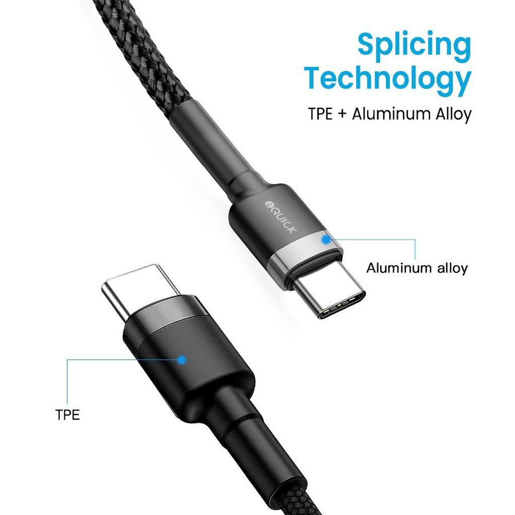 iQuick USB C - C Cable - 0.3m