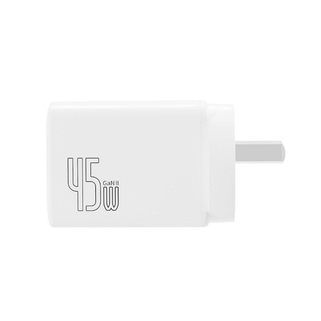 iQuick Dual USB C + C Wall Plug 45W