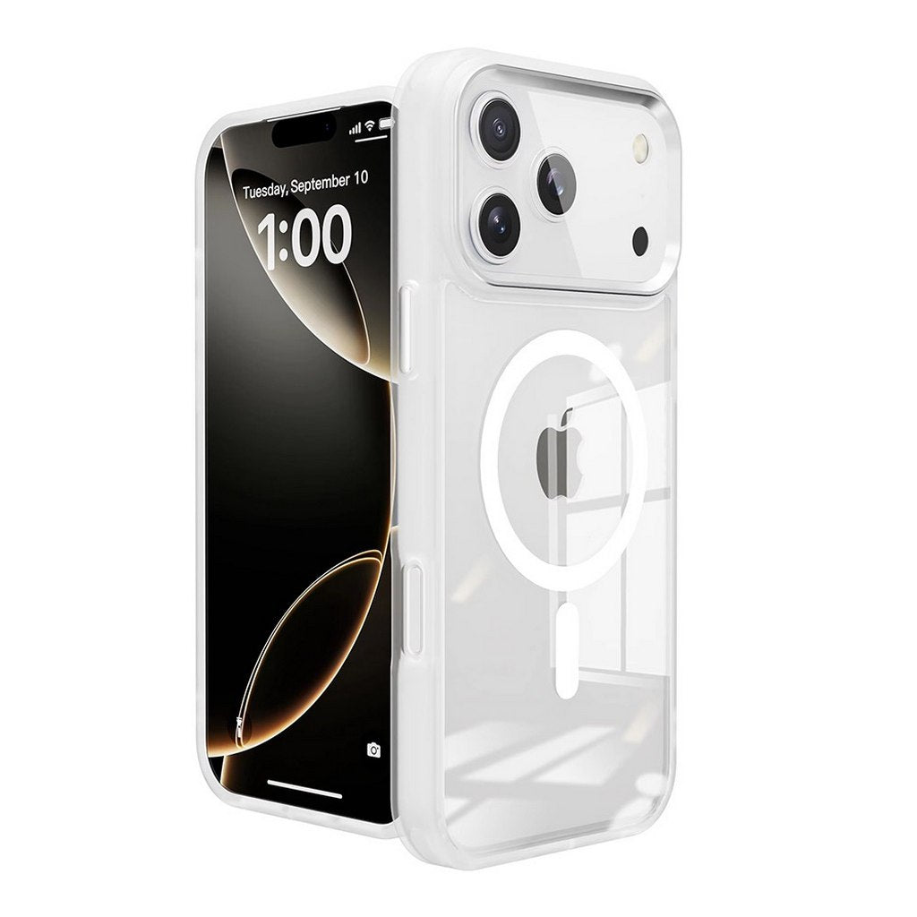 Metal Soft Grip Shockproof Case - iPhone 17 Pro Max w/ Magsafe [Black]