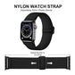 Watch band - Stretchy Nylon - 38/40/41/S10-42 - Black